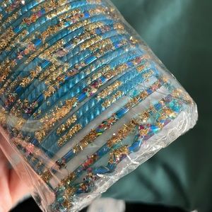 FREE w/ purchase of $45 Pakistani/Indian style bangles blue